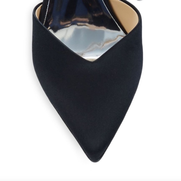 BADGLEY MISCHKA Nori Embellished Silk Pumps - Picture 6 of 7